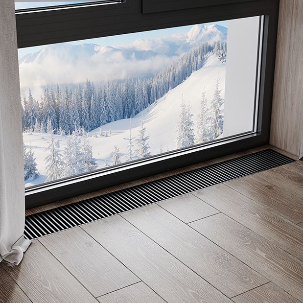 Конвектор внутрипольный с естественной конвекцией Royal Thermo ATRIUM-110.200